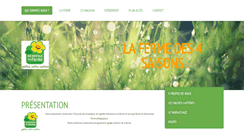 Desktop Screenshot of ferme-des-4saisons.fr